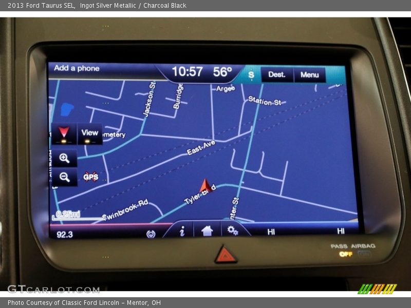 Ingot Silver Metallic / Charcoal Black 2013 Ford Taurus SEL