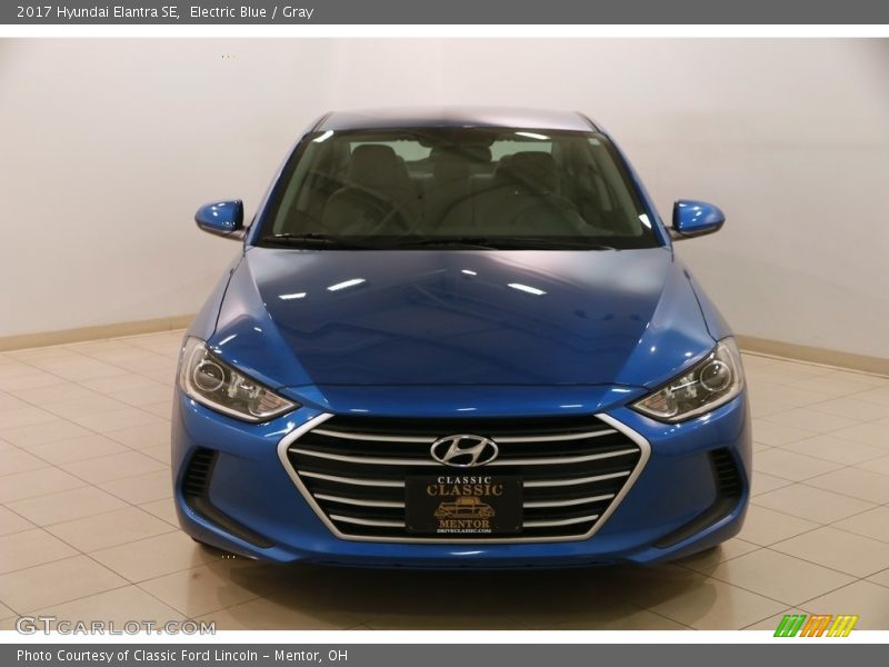 Electric Blue / Gray 2017 Hyundai Elantra SE