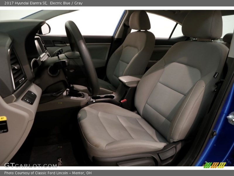 Electric Blue / Gray 2017 Hyundai Elantra SE