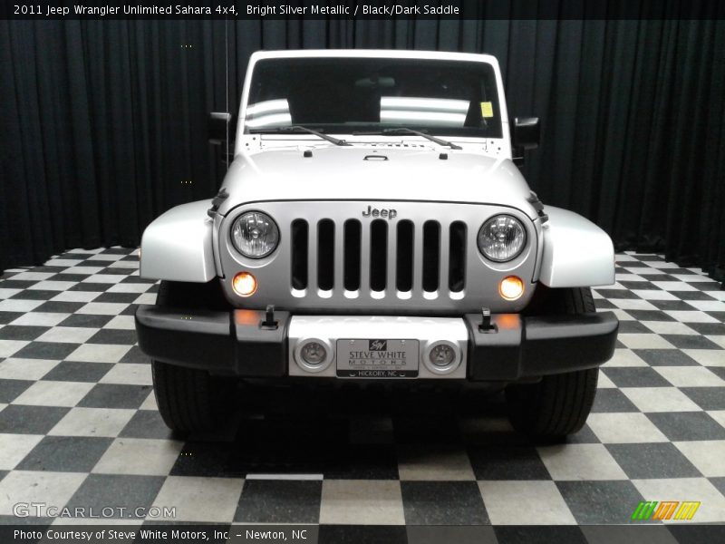 Bright Silver Metallic / Black/Dark Saddle 2011 Jeep Wrangler Unlimited Sahara 4x4