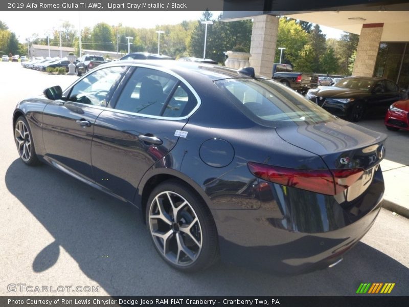 Lipari Gray Metallic / Black 2019 Alfa Romeo Giulia Ti AWD