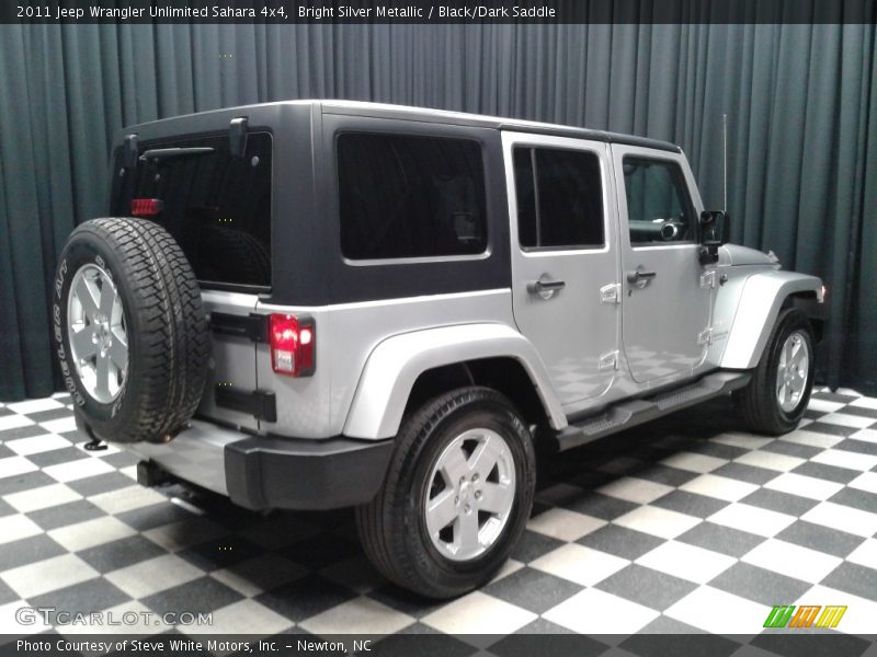 Bright Silver Metallic / Black/Dark Saddle 2011 Jeep Wrangler Unlimited Sahara 4x4