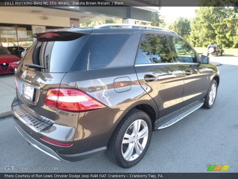 Dakota Brown Metallic / Black 2013 Mercedes-Benz ML 350 4Matic