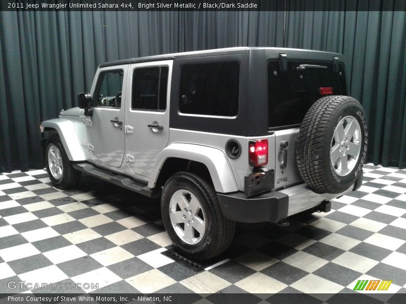 Bright Silver Metallic / Black/Dark Saddle 2011 Jeep Wrangler Unlimited Sahara 4x4