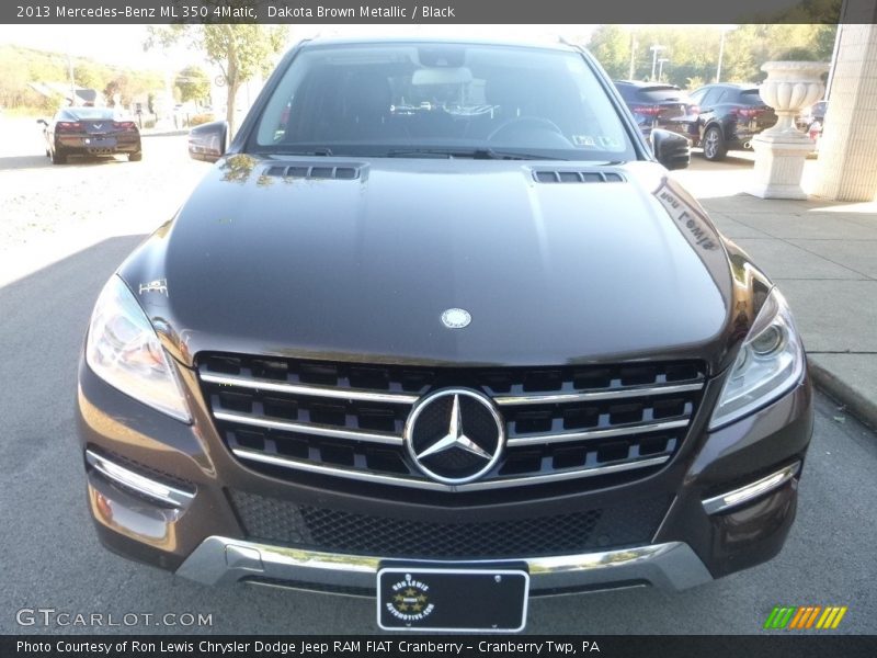 Dakota Brown Metallic / Black 2013 Mercedes-Benz ML 350 4Matic