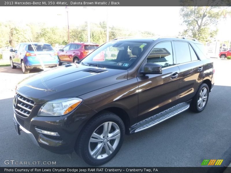 Dakota Brown Metallic / Black 2013 Mercedes-Benz ML 350 4Matic