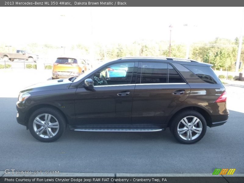 Dakota Brown Metallic / Black 2013 Mercedes-Benz ML 350 4Matic