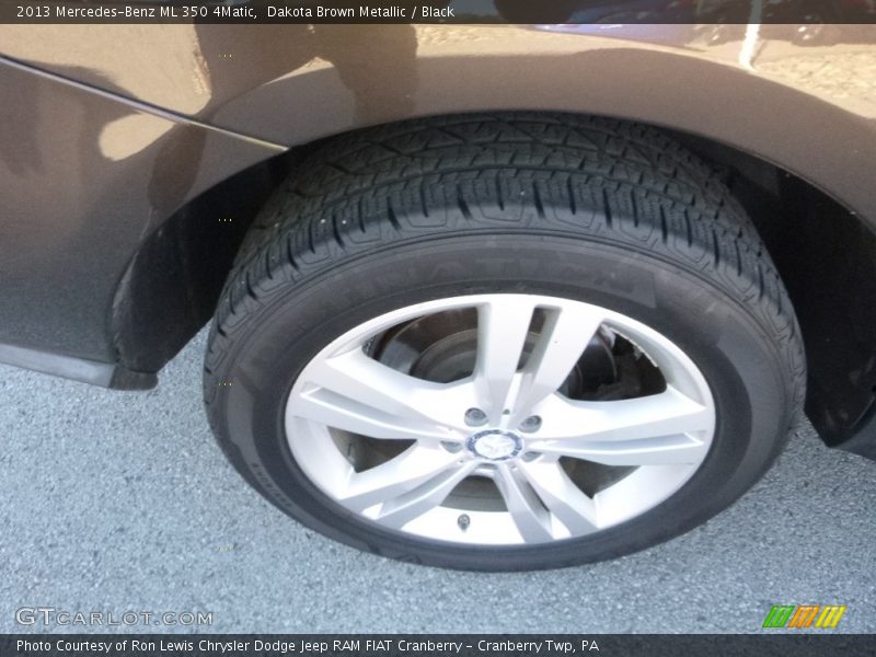 Dakota Brown Metallic / Black 2013 Mercedes-Benz ML 350 4Matic