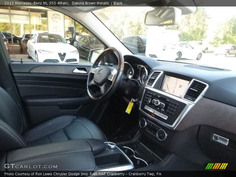 Dakota Brown Metallic / Black 2013 Mercedes-Benz ML 350 4Matic