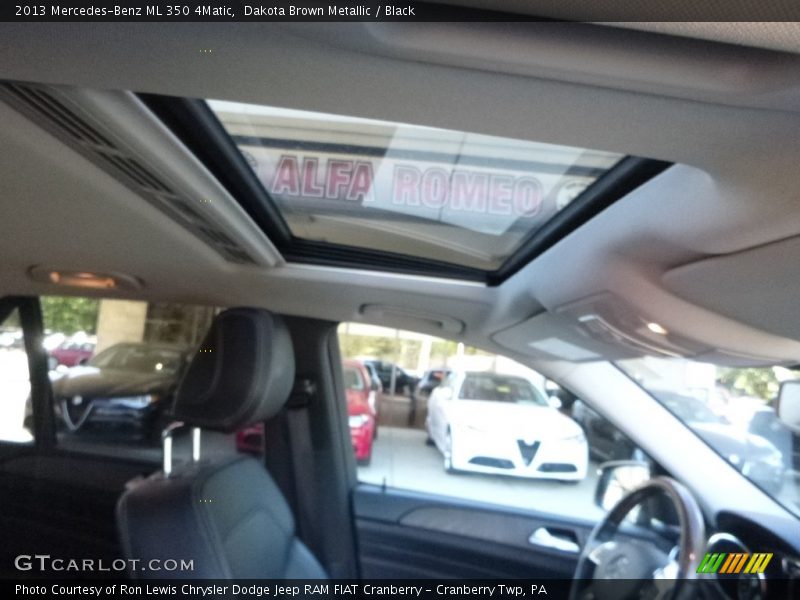 Dakota Brown Metallic / Black 2013 Mercedes-Benz ML 350 4Matic