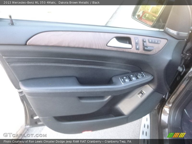 Dakota Brown Metallic / Black 2013 Mercedes-Benz ML 350 4Matic