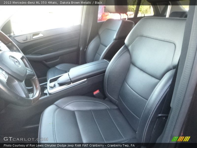 Dakota Brown Metallic / Black 2013 Mercedes-Benz ML 350 4Matic