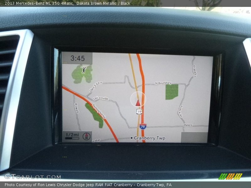 Dakota Brown Metallic / Black 2013 Mercedes-Benz ML 350 4Matic