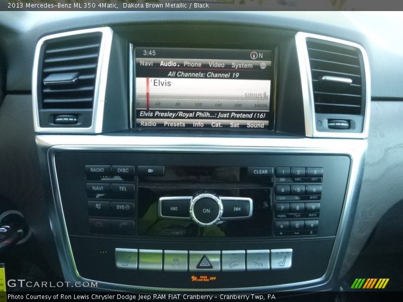 Dakota Brown Metallic / Black 2013 Mercedes-Benz ML 350 4Matic