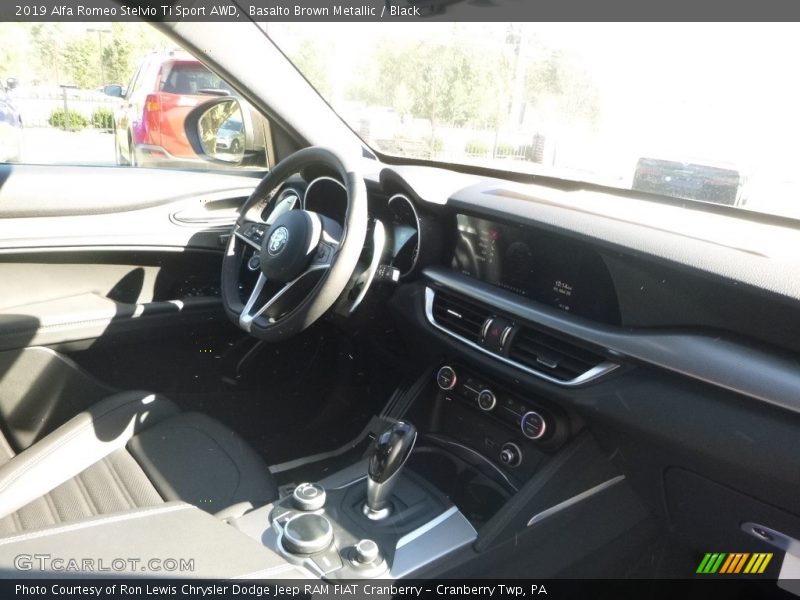 Basalto Brown Metallic / Black 2019 Alfa Romeo Stelvio Ti Sport AWD
