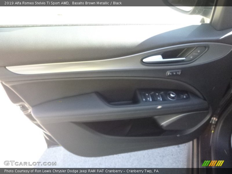 Basalto Brown Metallic / Black 2019 Alfa Romeo Stelvio Ti Sport AWD