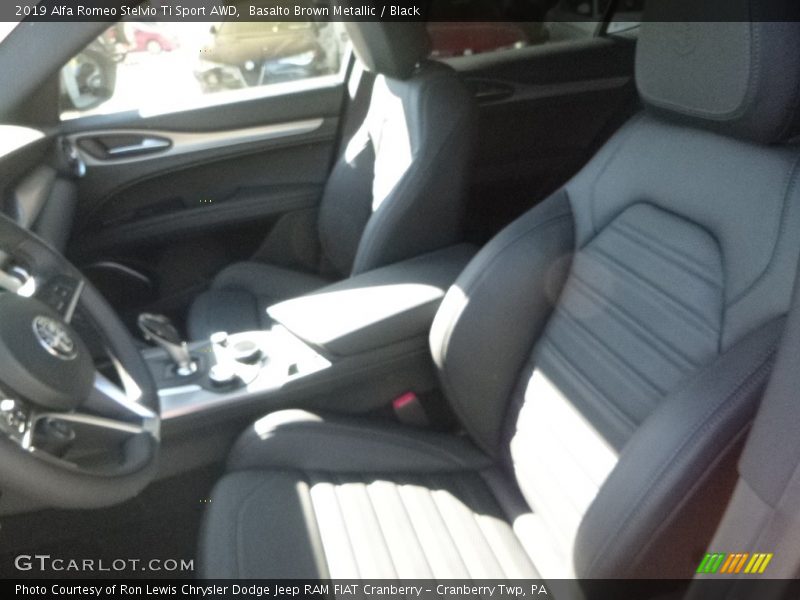 Basalto Brown Metallic / Black 2019 Alfa Romeo Stelvio Ti Sport AWD