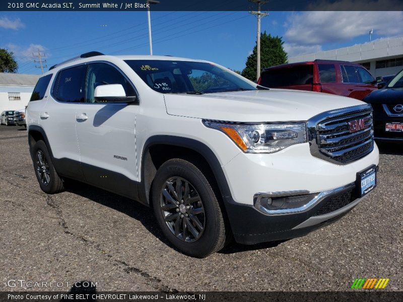 Summit White / Jet Black 2018 GMC Acadia SLT