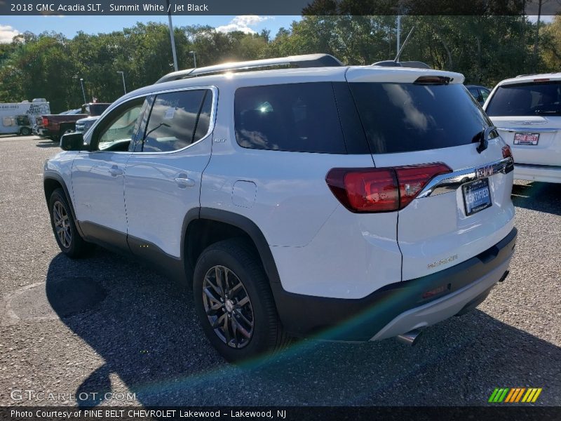 Summit White / Jet Black 2018 GMC Acadia SLT