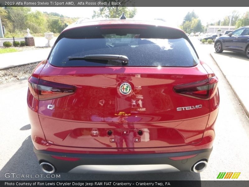 Alfa Rosso (Red) / Black 2019 Alfa Romeo Stelvio Ti Sport AWD