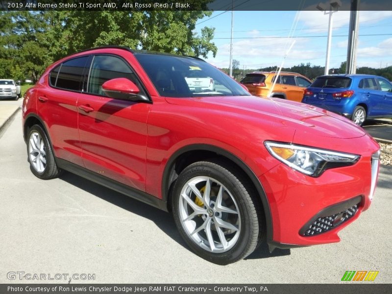  2019 Stelvio Ti Sport AWD Alfa Rosso (Red)