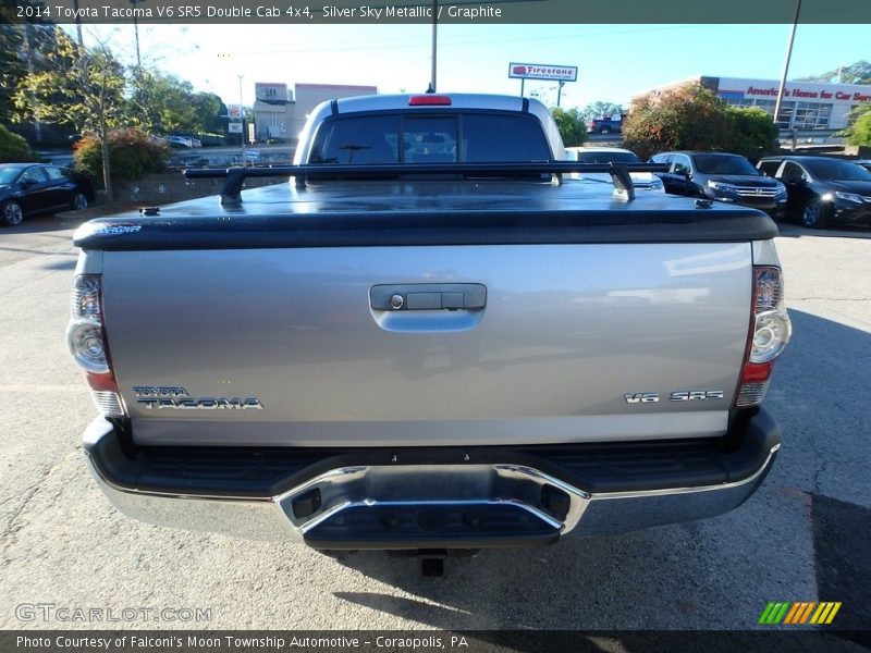 Silver Sky Metallic / Graphite 2014 Toyota Tacoma V6 SR5 Double Cab 4x4