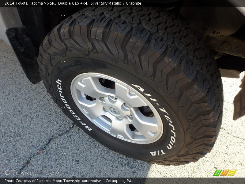 Silver Sky Metallic / Graphite 2014 Toyota Tacoma V6 SR5 Double Cab 4x4