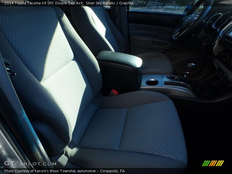 Silver Sky Metallic / Graphite 2014 Toyota Tacoma V6 SR5 Double Cab 4x4