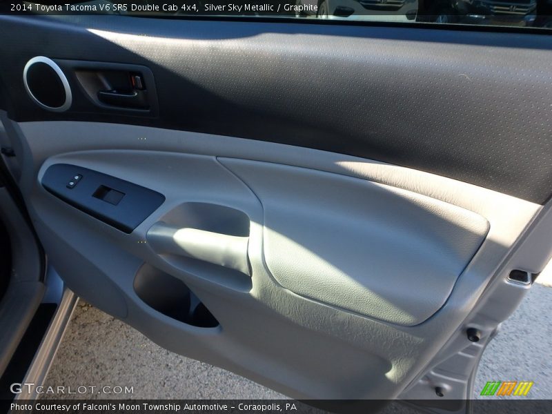 Silver Sky Metallic / Graphite 2014 Toyota Tacoma V6 SR5 Double Cab 4x4