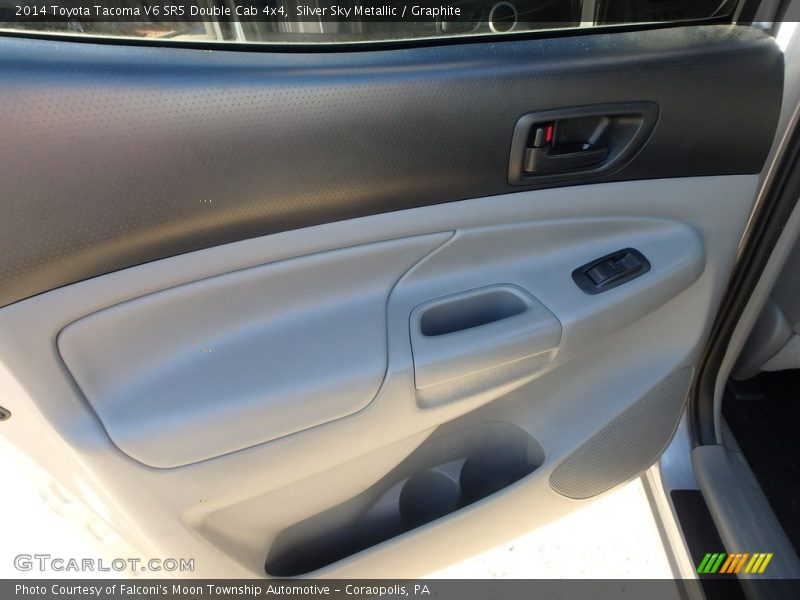 Silver Sky Metallic / Graphite 2014 Toyota Tacoma V6 SR5 Double Cab 4x4