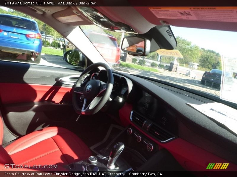 Alfa Black / Black/Red 2019 Alfa Romeo Giulia AWD