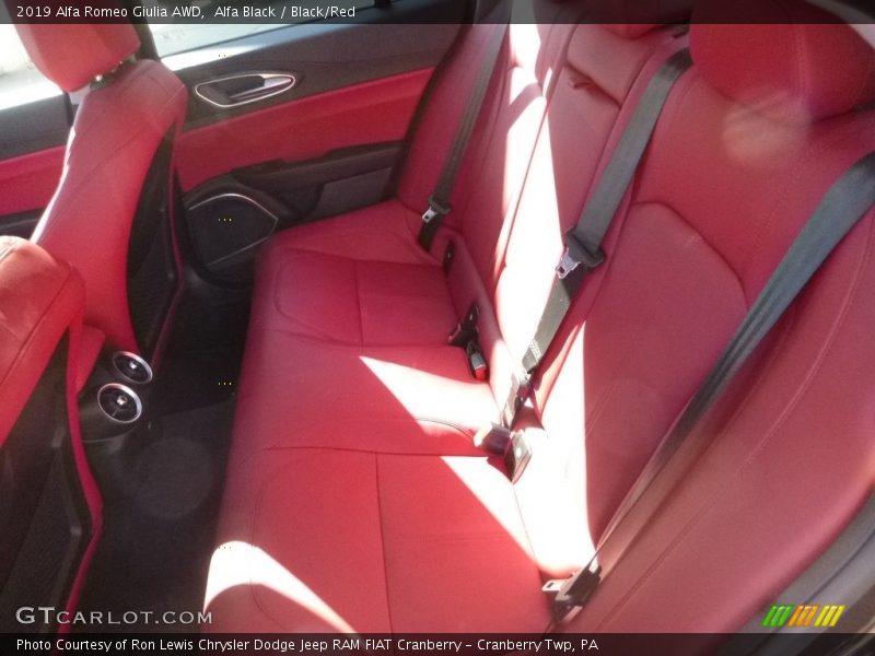 Alfa Black / Black/Red 2019 Alfa Romeo Giulia AWD