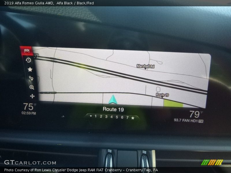 Alfa Black / Black/Red 2019 Alfa Romeo Giulia AWD