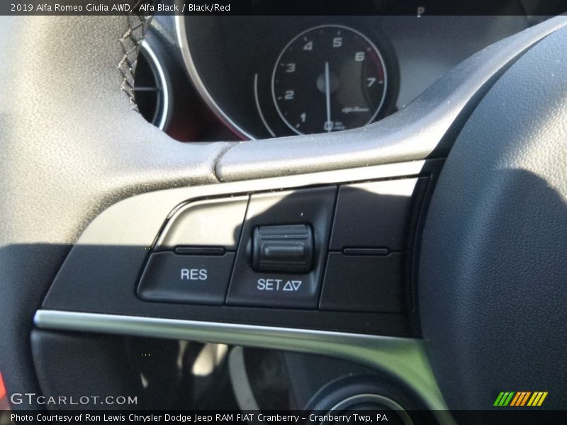 Alfa Black / Black/Red 2019 Alfa Romeo Giulia AWD