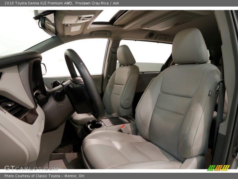 Predawn Gray Mica / Ash 2016 Toyota Sienna XLE Premium AWD