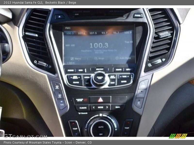 Becketts Black / Beige 2013 Hyundai Santa Fe GLS