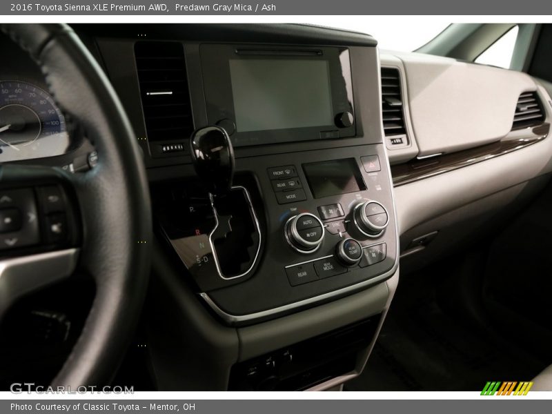 Predawn Gray Mica / Ash 2016 Toyota Sienna XLE Premium AWD