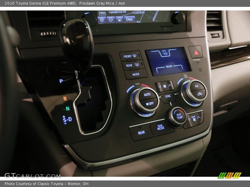 Predawn Gray Mica / Ash 2016 Toyota Sienna XLE Premium AWD