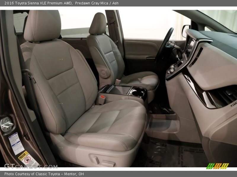 Predawn Gray Mica / Ash 2016 Toyota Sienna XLE Premium AWD
