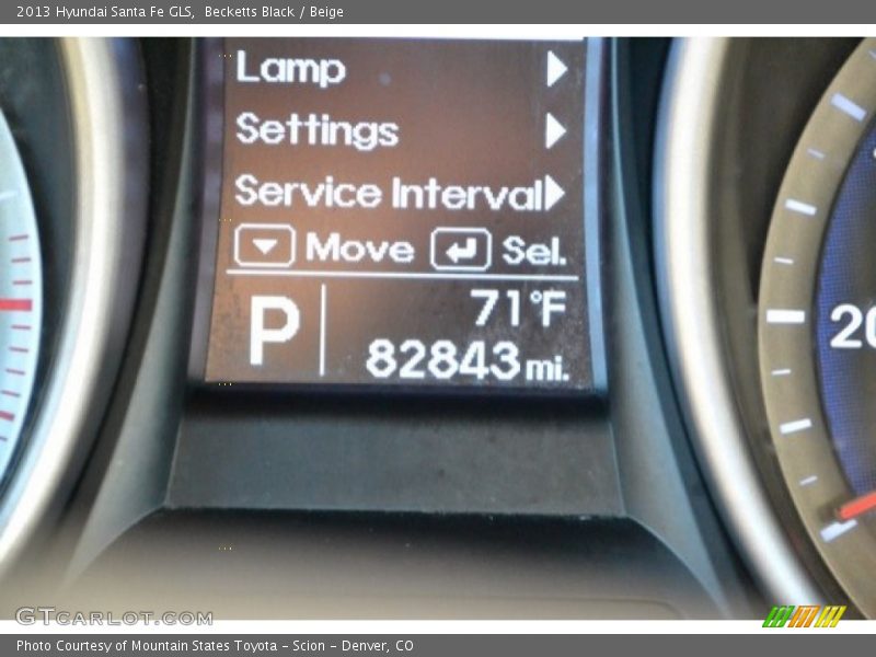 Becketts Black / Beige 2013 Hyundai Santa Fe GLS