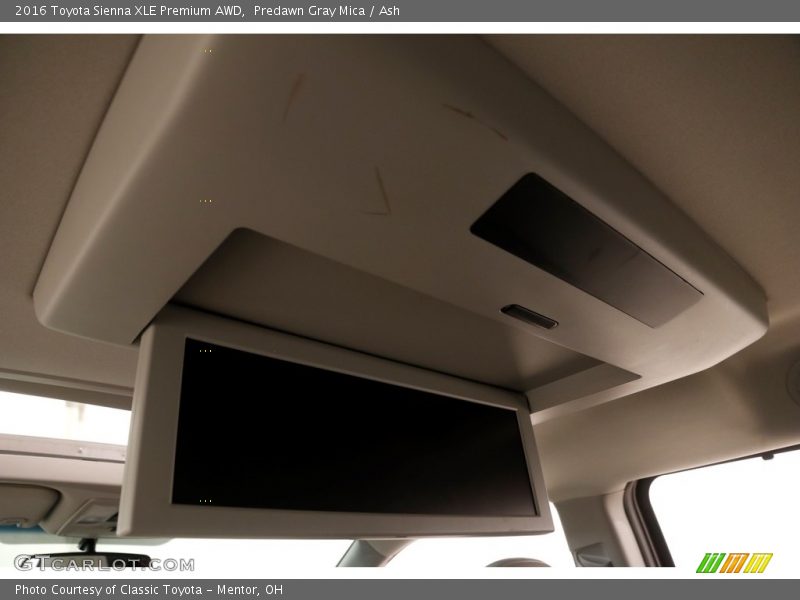 Predawn Gray Mica / Ash 2016 Toyota Sienna XLE Premium AWD