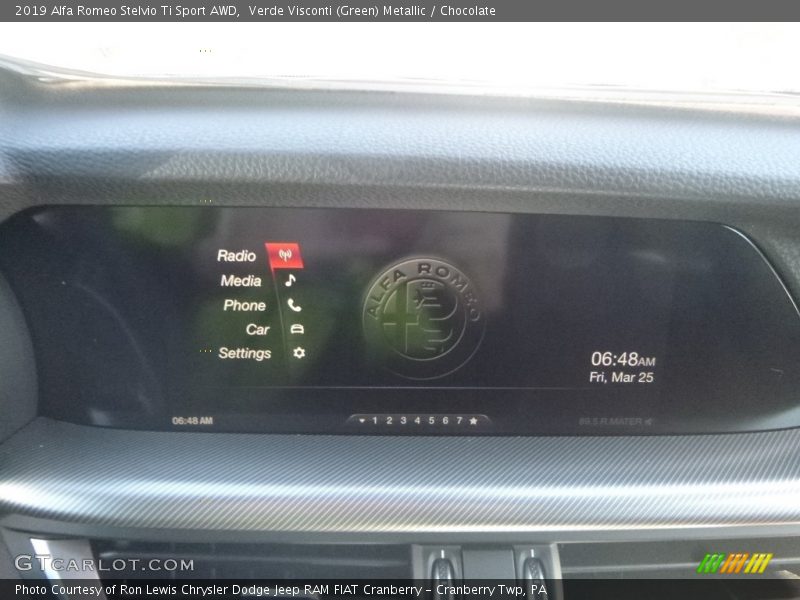 Verde Visconti (Green) Metallic / Chocolate 2019 Alfa Romeo Stelvio Ti Sport AWD