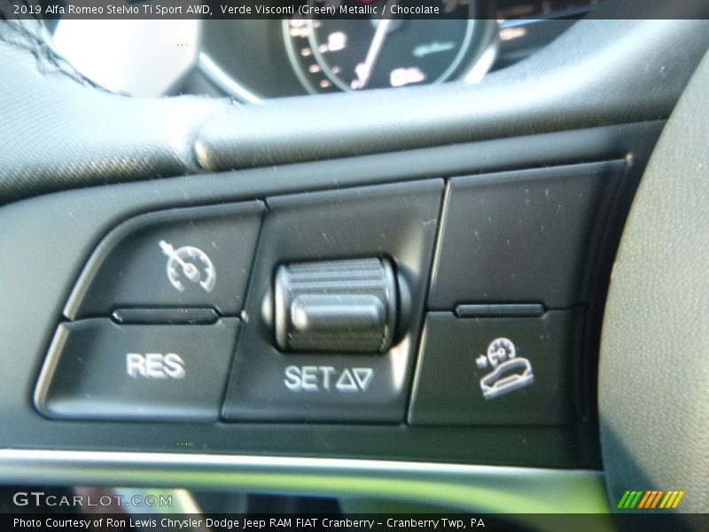 Verde Visconti (Green) Metallic / Chocolate 2019 Alfa Romeo Stelvio Ti Sport AWD