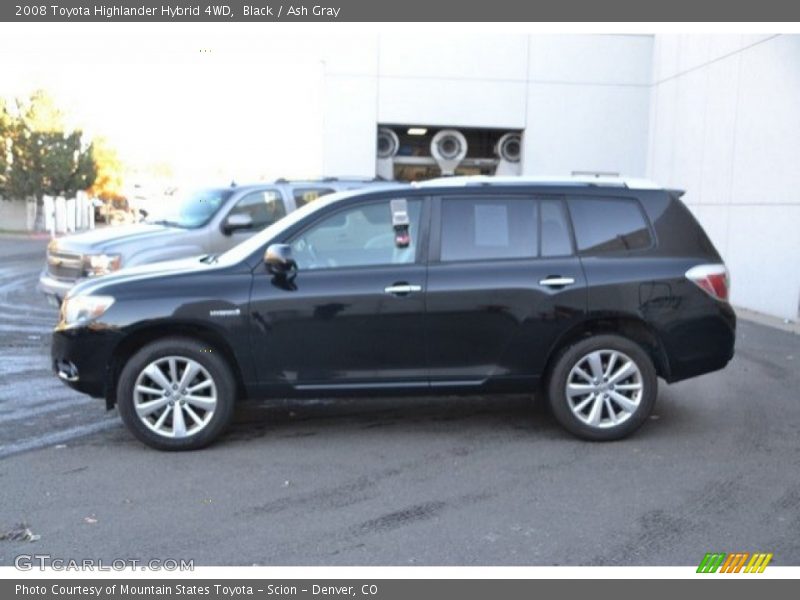 Black / Ash Gray 2008 Toyota Highlander Hybrid 4WD