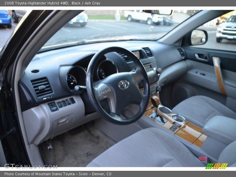 Black / Ash Gray 2008 Toyota Highlander Hybrid 4WD
