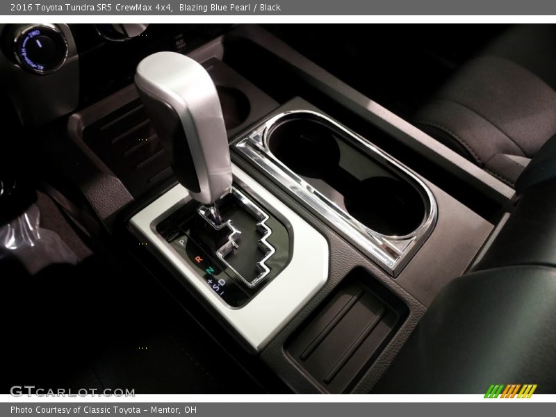 Blazing Blue Pearl / Black 2016 Toyota Tundra SR5 CrewMax 4x4
