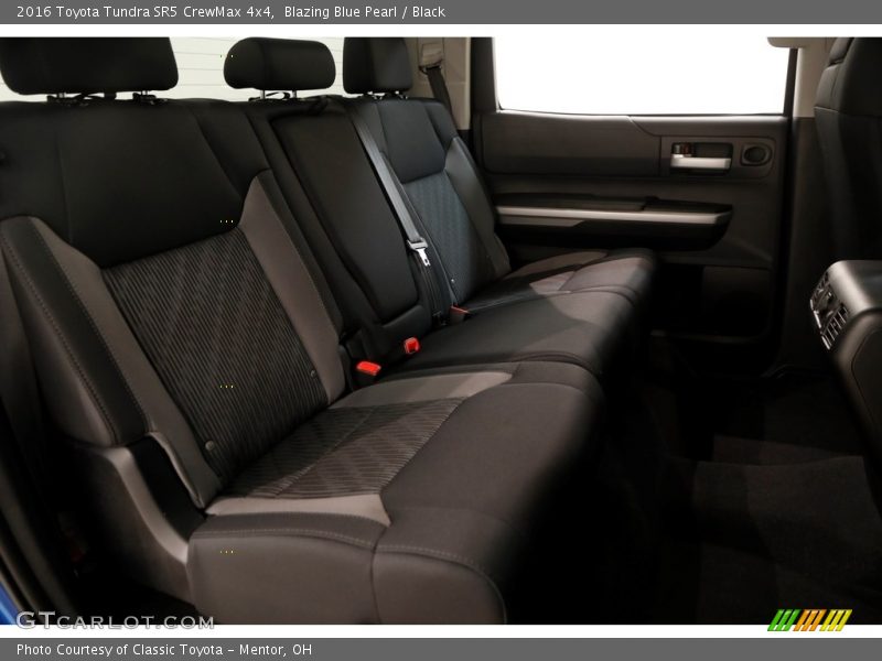 Blazing Blue Pearl / Black 2016 Toyota Tundra SR5 CrewMax 4x4