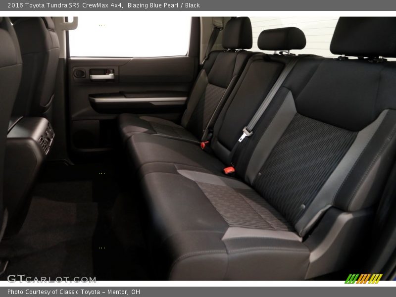 Blazing Blue Pearl / Black 2016 Toyota Tundra SR5 CrewMax 4x4