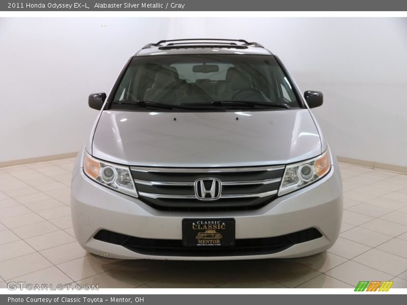 Alabaster Silver Metallic / Gray 2011 Honda Odyssey EX-L