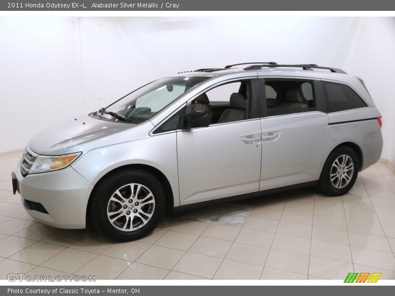 Alabaster Silver Metallic / Gray 2011 Honda Odyssey EX-L